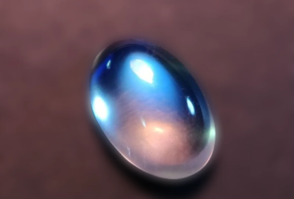 Blue Rain Bow gemstone